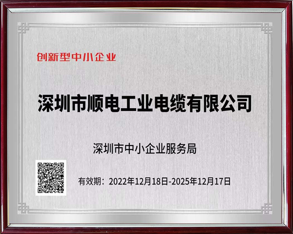 順電榮獲“創(chuàng)新型中小企業(yè)認(rèn)證”   